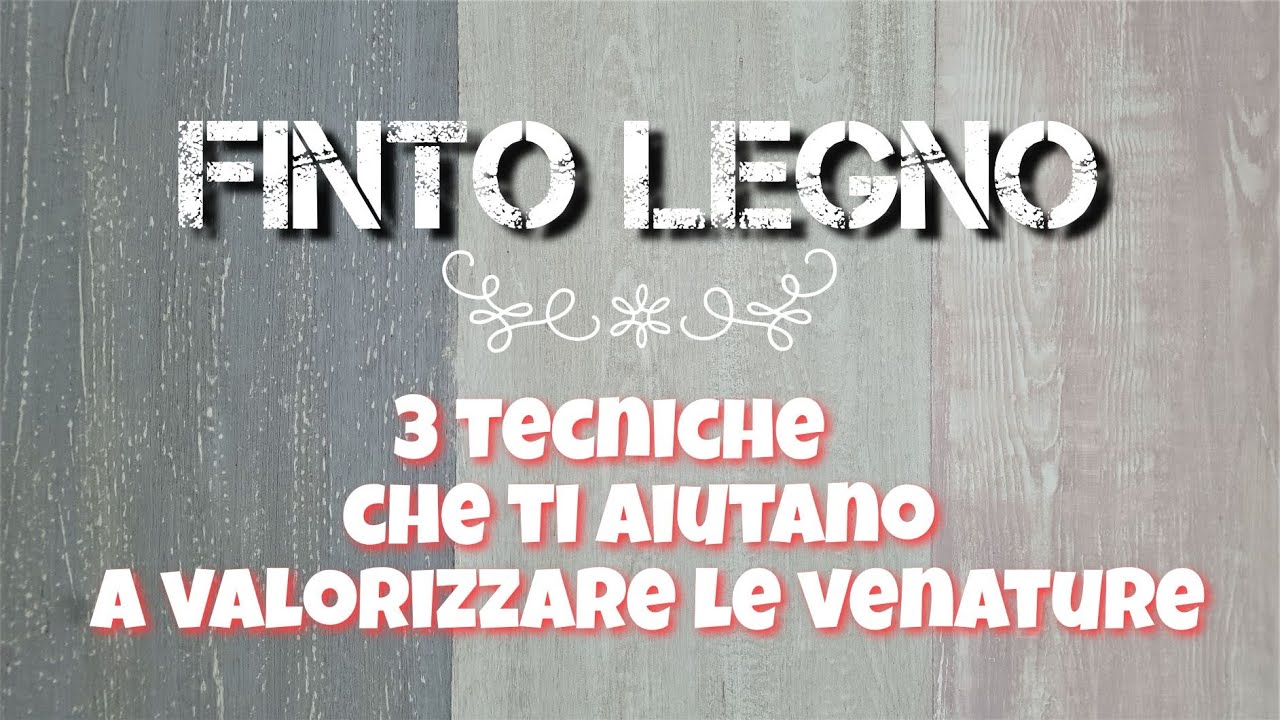 Tre tecniche per valorizzare le venature del finto legno ed ottenere effetti diversi.