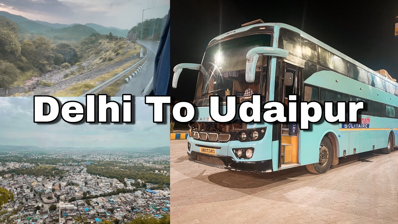 Delhi To Udaipur In Bharat Benz Ac Sleeper Bus By Shrinath Solitare