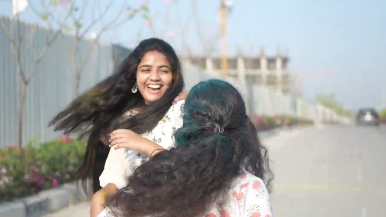Colours of joy, laughter, and unforgettable memories 💜🎉 Playing Holi! #HoliVibes #GirlSquad #holi 