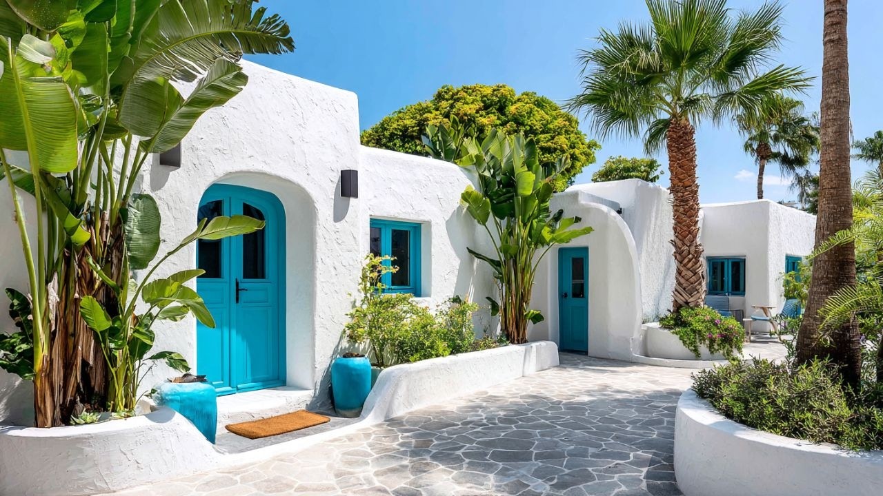 White Minimalist Villa Design — The Magic of Light and Space Revealed