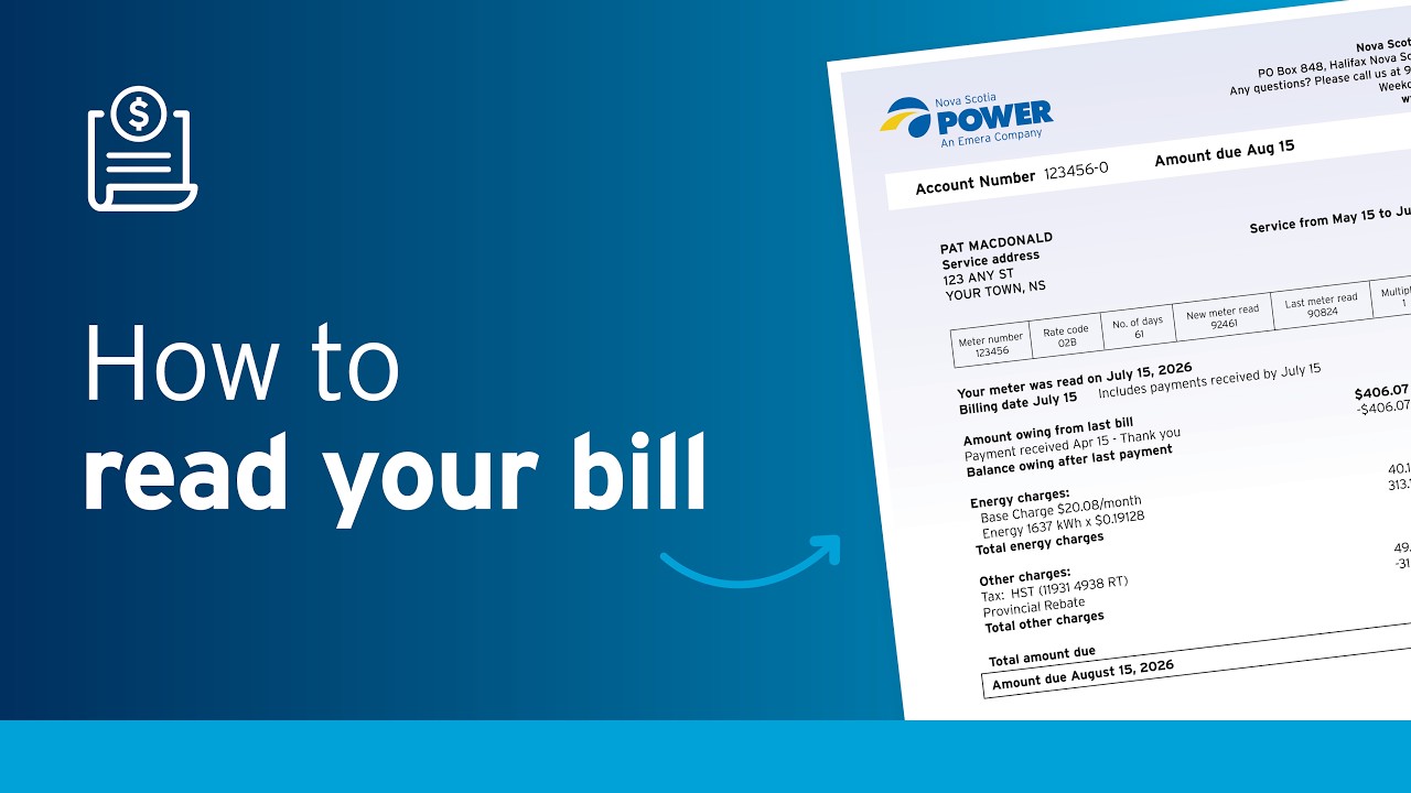 Here's how to read your power bill