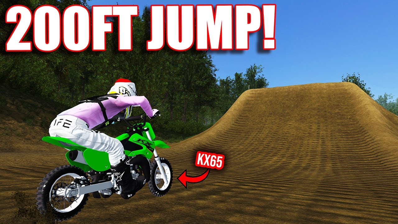 CAN I CLEAR THIS 200FT JUMP WITH EVERY DIRTBIKE IN MXBIKES!?
