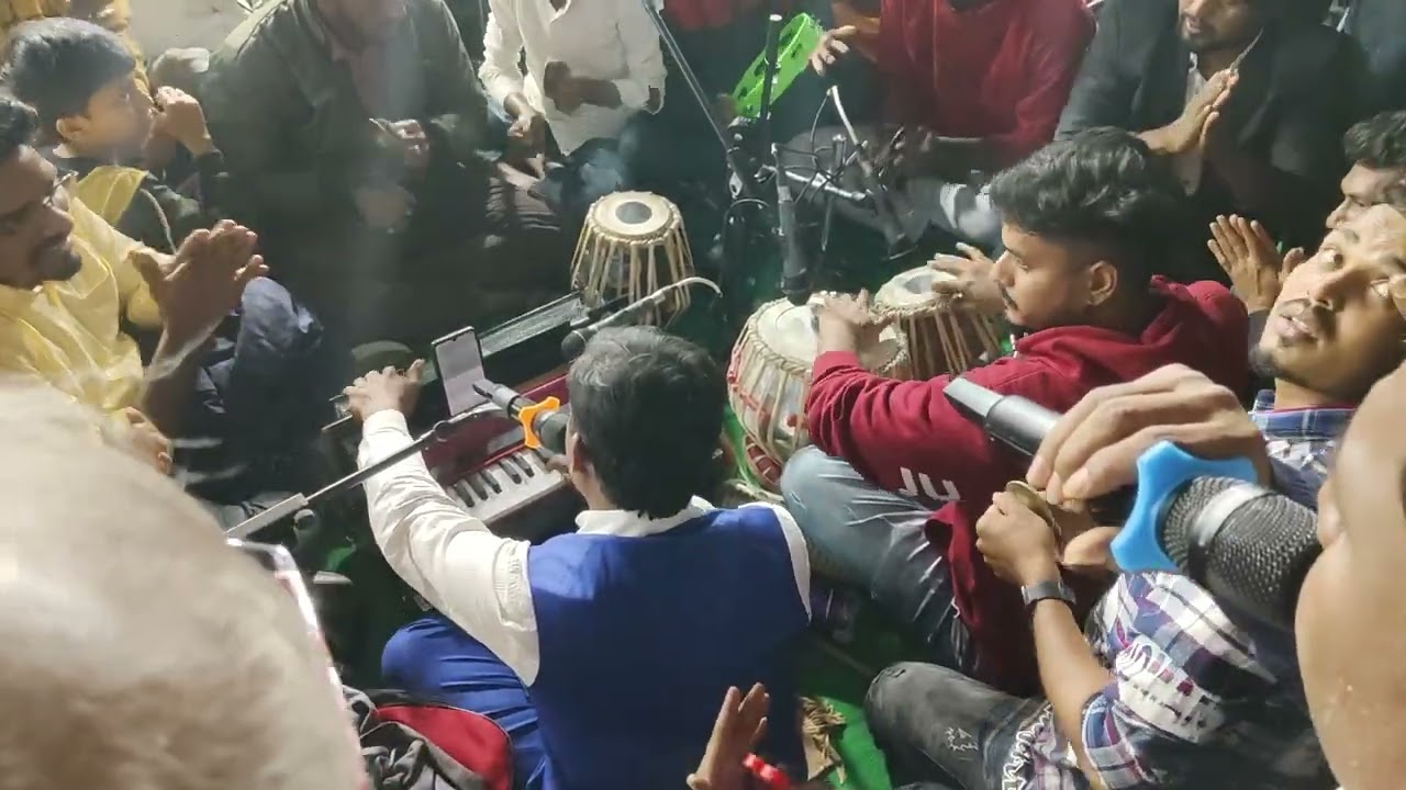 New light Bidar bhajan team got 3rd prize at dharur jathra