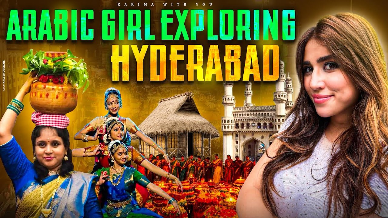 Arabic Girl Exploring Hyderabad / Best Places to visit in Hyderabad India 🇮🇳