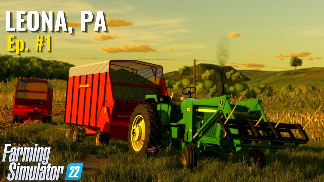 Setting Up the Small Dairy | Leona, PA | Episode #1 | Farming Simulator 22