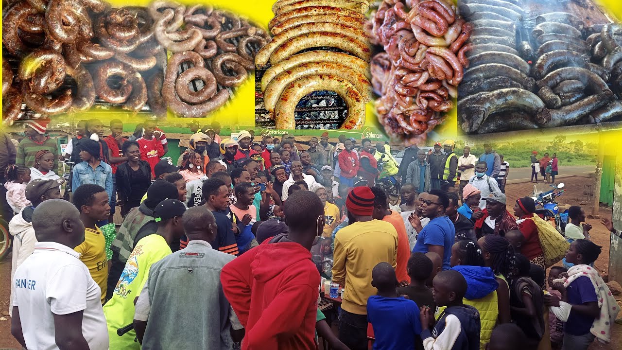 He Won 24K after eating 10 meters of mutura || Kenyans street food || Kenyans Vs Food competition