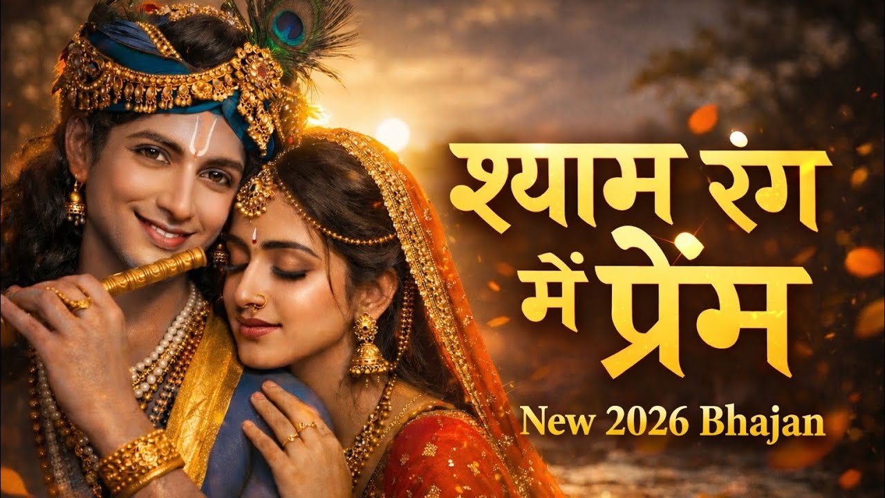 🦚 श्याम रंग में प्रेम 🌼| श्री कृष्ण भजन | krishna Bhajan | Bhakti Song | Bhajan song #krishnabhajan