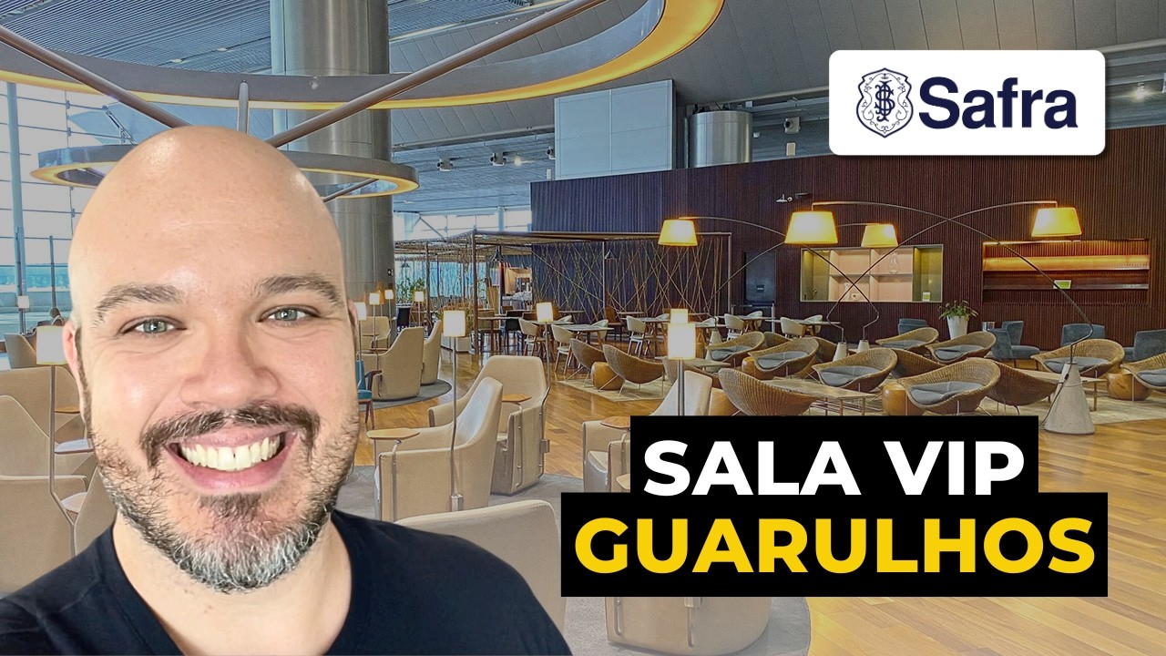 LUXO E CONFORTO! SALA VIP SAFRA EM GUARULHOS É TUDO ISSO?