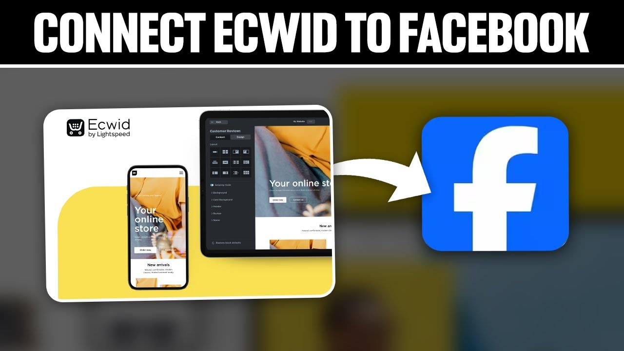How To Connect Ecwid To Facebook 2025! (Full Tutorial)