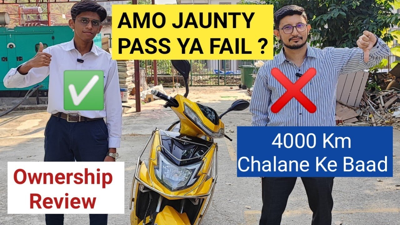 Amo Jaunty Fail Ya Pass ? Janiye 4000 KM Ride Karne Ke Baad - Owner Review Electric Scooter Review -