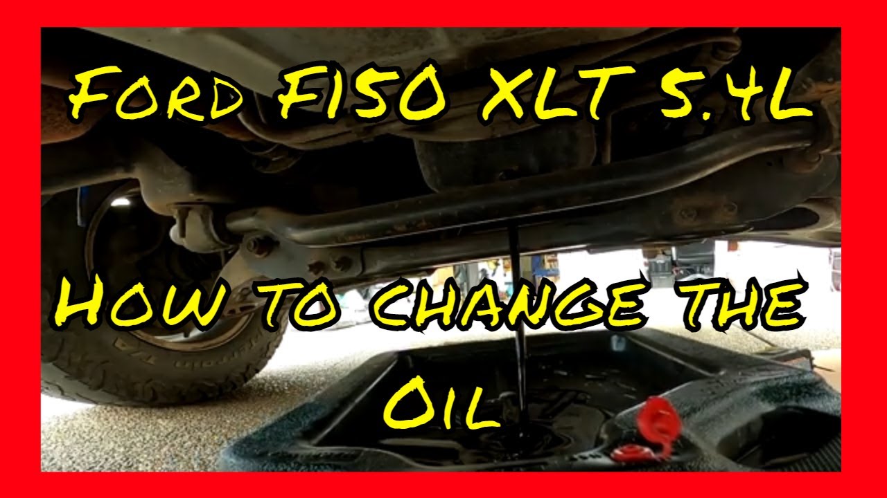 How to change the oil and filter on a 2010 Ford F 150 5.4L Engine