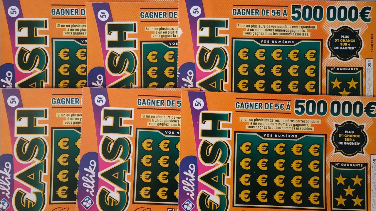Grattage de 6 Cash ☘️ calendrier de l'avent 21 décembre 2023