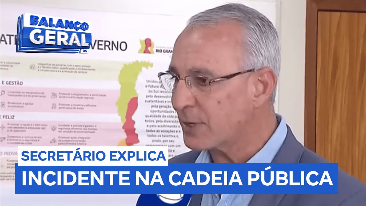 Secretário de Sistema Penal explica incidente ocorrido na Cadeia Pública de POA (RS)