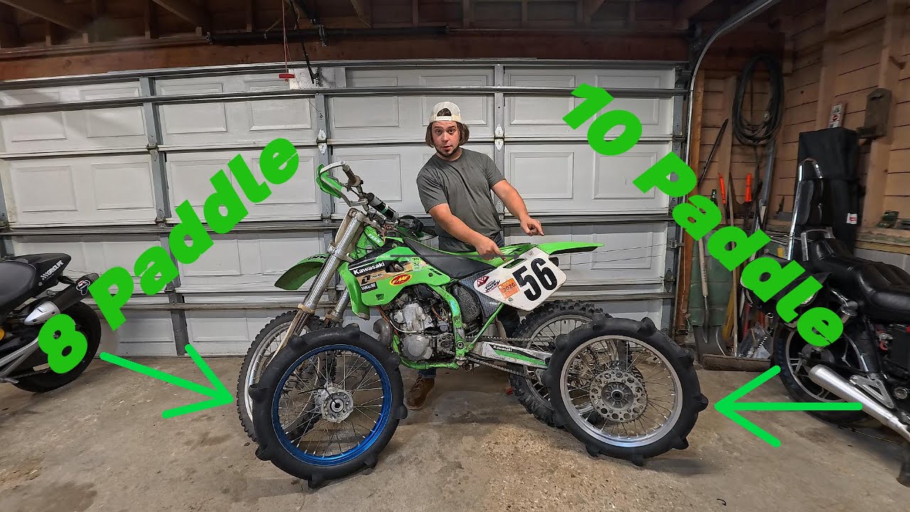 The BEST Paddle Tire For YOUR Dirt Bike!  8 Paddle VS 10 Paddle!