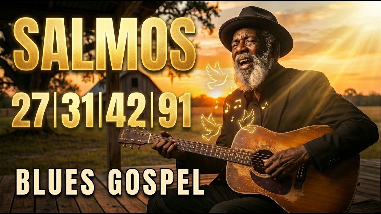 Salmos 91, 31, 42 e 27 em Blues Gospel – Encontre proteção, consolo e coragem na presença de Deus