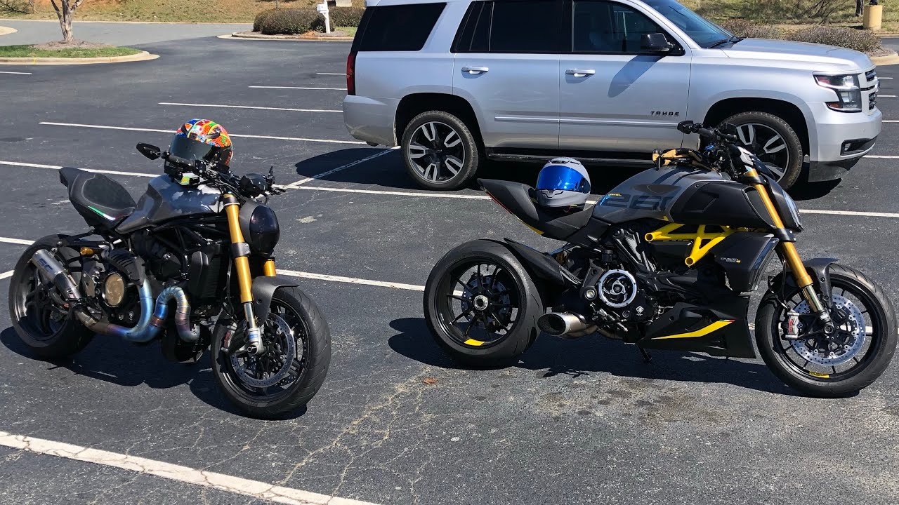 Ducati Monster 1200s & Ducati Diavel 1260s Ride out