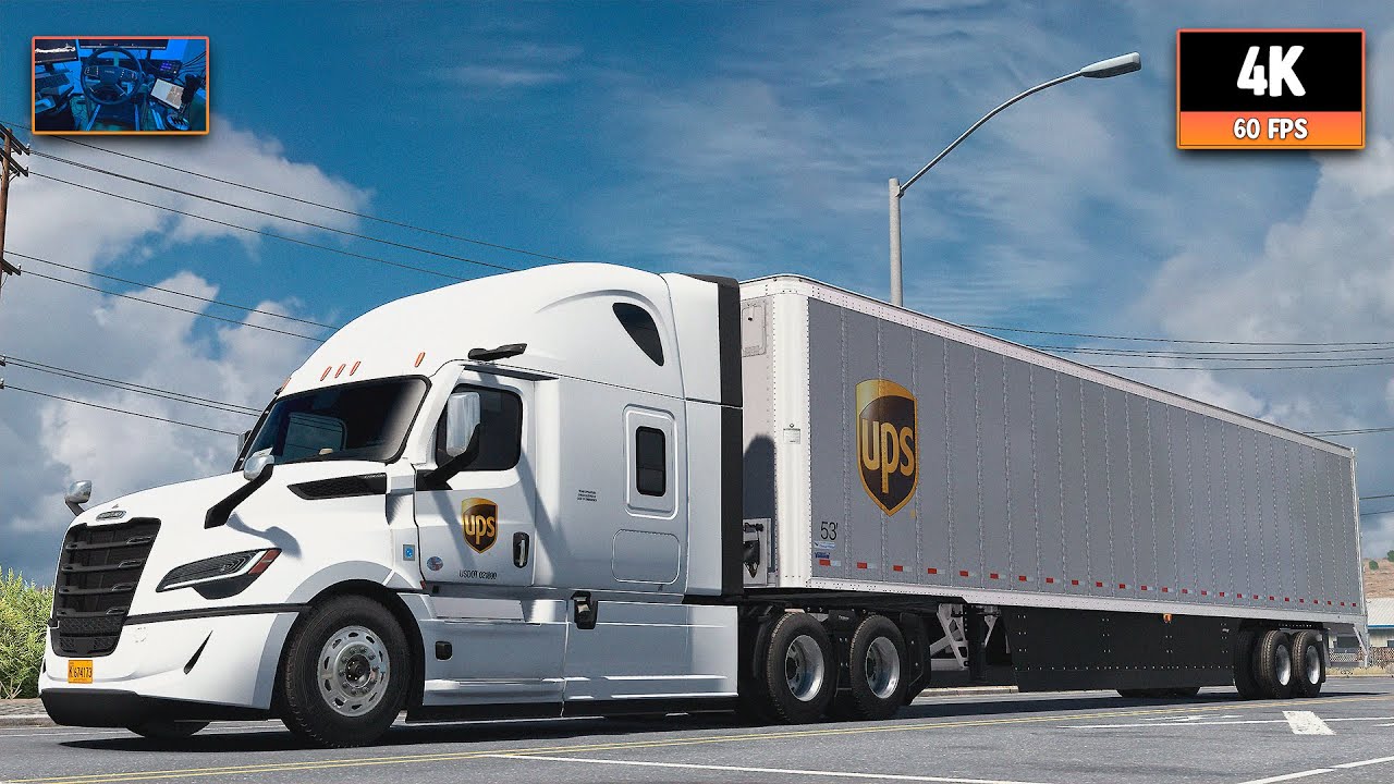 Freightliner Cascadia + DD15 | Sandpoint - Kennewick | ATS 4K Gameplay + Wheel Cam