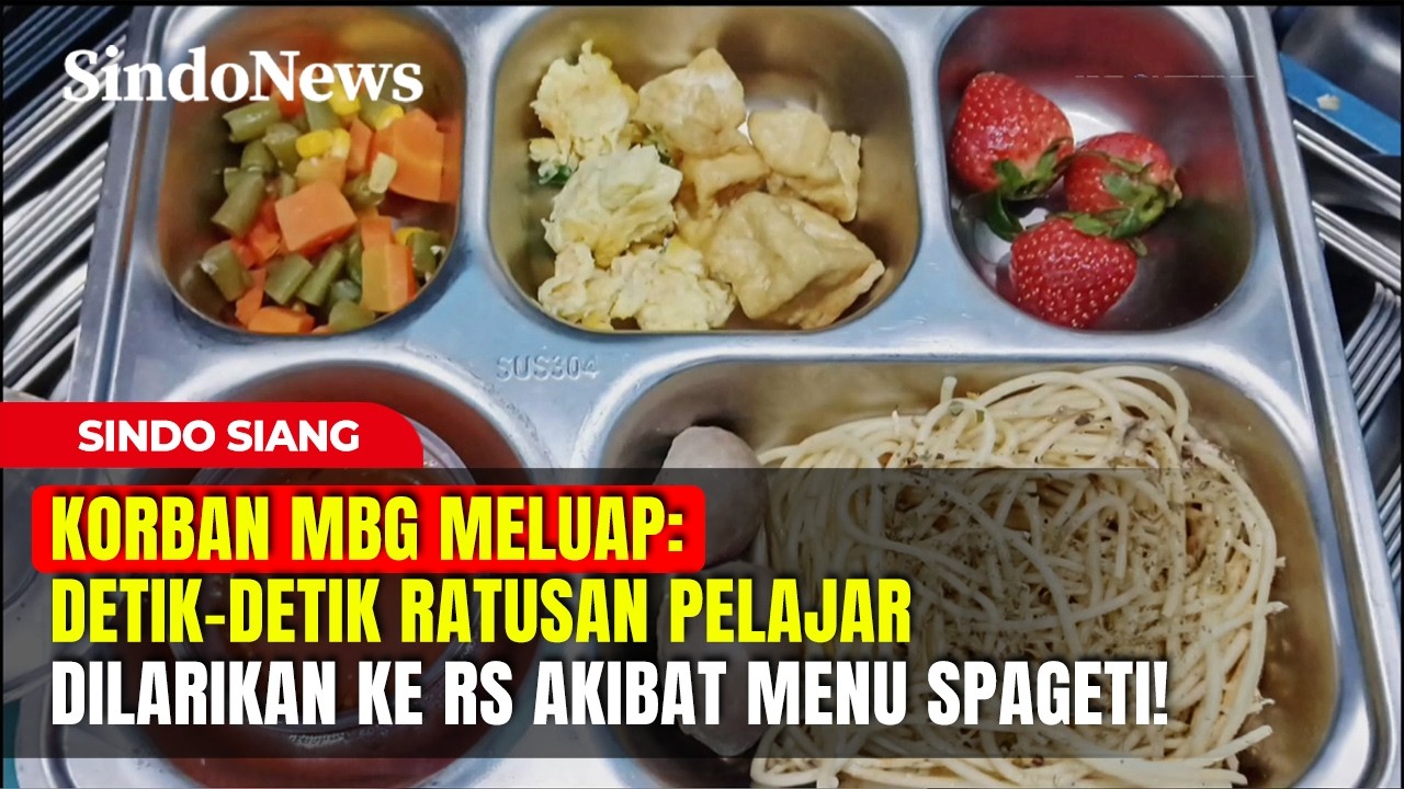 KORBAN MBG: Ratusan Pelajar Dilarikan ke RS Akibat Menu Spageti! | Sindo Siang | 05/04 Part 03
