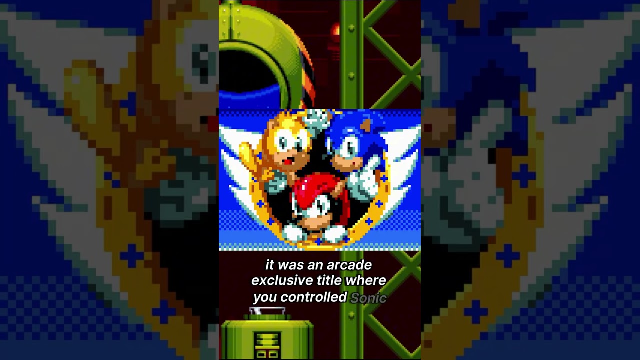 I bet you've never even seen this arcade machine #sonic #segagenesis #retrogaming #gaming #arcade