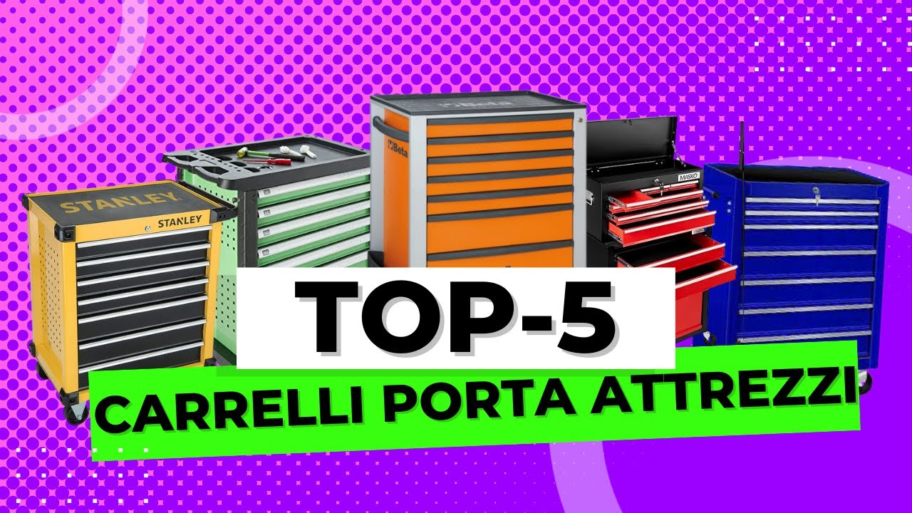 I Migliori Carrelli Porta Attrezzi | I TOP-5 Brand 🛠🔩