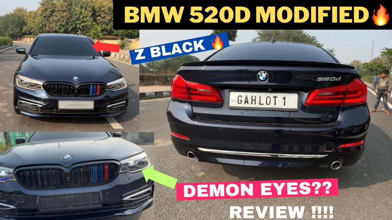 ये देखलो DWARKA KI ILLEGAL Car ‼️👌🏻 BMW 520d MODIFIED OWNERSHIP REVIEW - 80 LAKHS