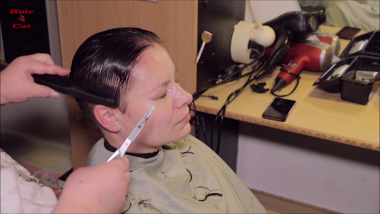 2019-01 Kristyn preview - long hair cut very short