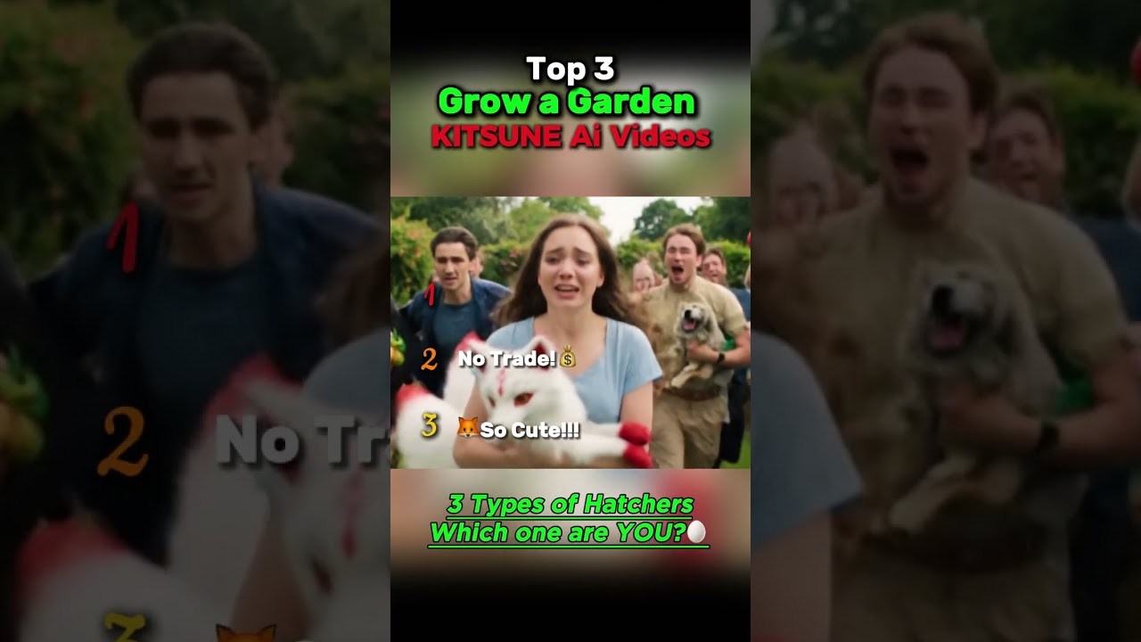 Вылупляю РЕДЧАЙШЕГО питомца! (Событие &laquo;Кицунэ Дзен&raquo; в Grow a Garden) #growagarden #aivideo #kitsune