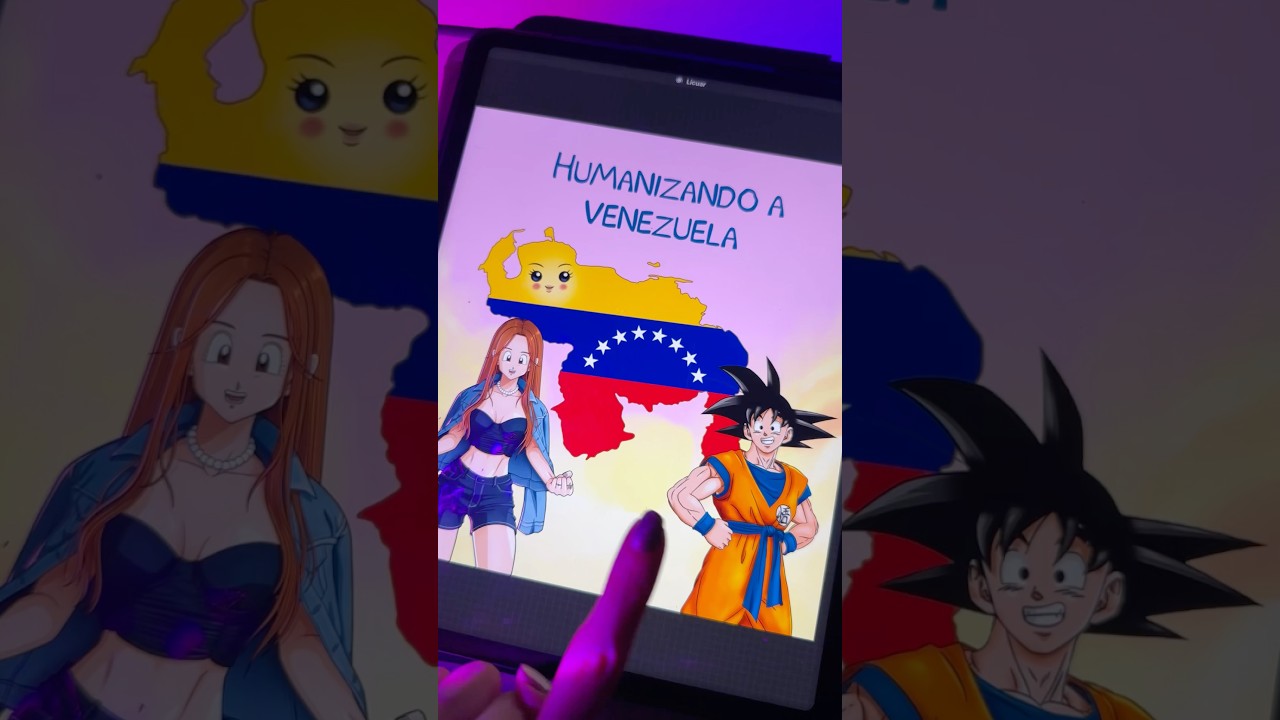 Humanicemos a Venezuela #venezuela #anime #cartoon #country #dibujo #arte
