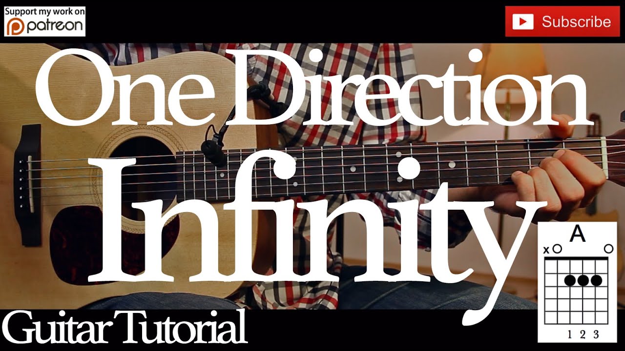 Infinity - One Direction Guitar Tutorial /Guitar Lesson / easy chords for beginner /