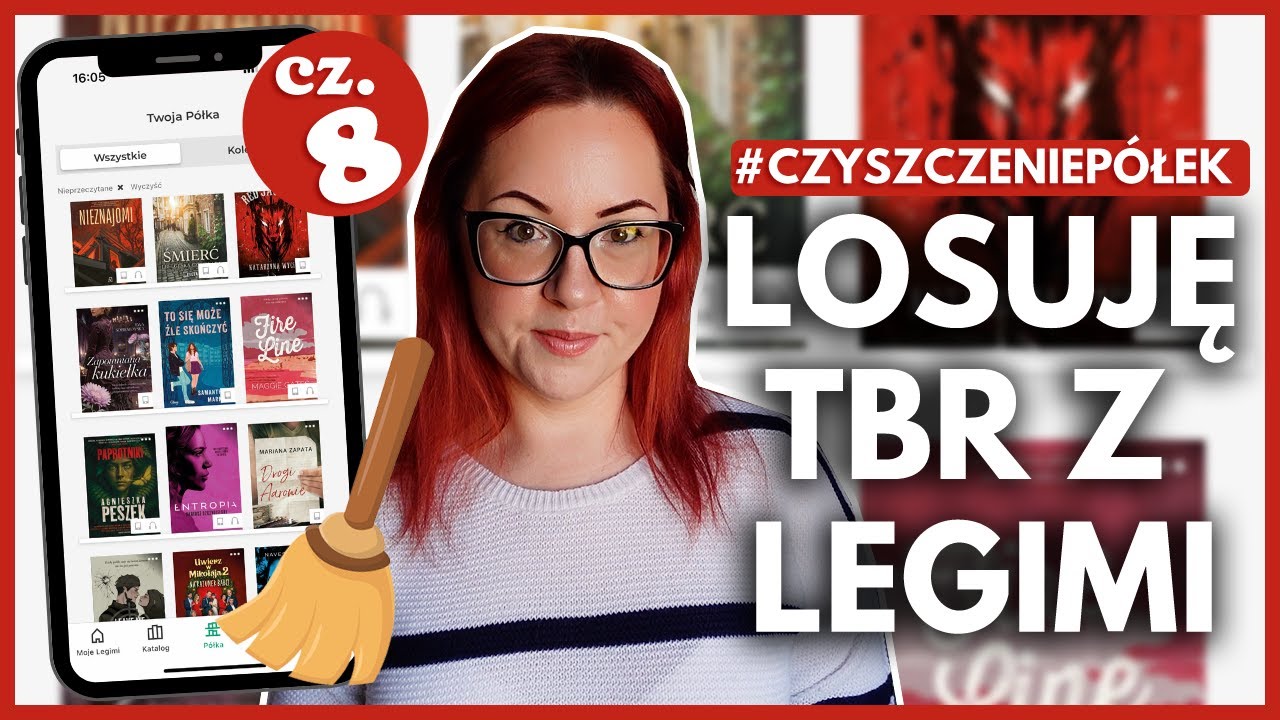 Mam 355 nieprzeczytanych książek, więc LOSUJĘ I CZYTAM TBR Z LEGIMI