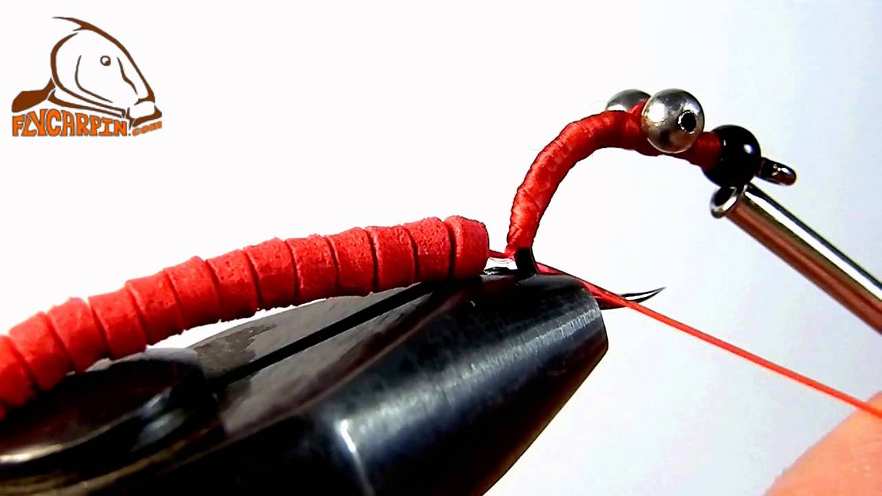 McTages Foam Trouser Worm Carp Fly Tying Video