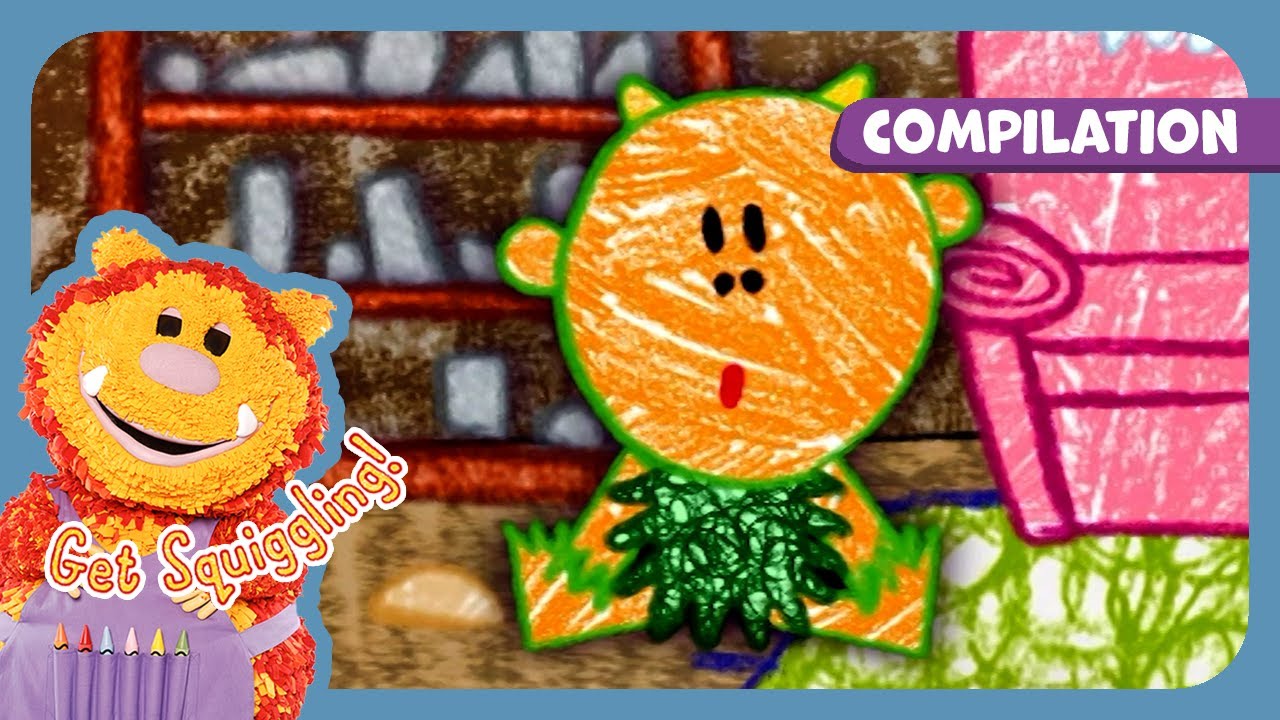 Монстры и гиганты своими руками! Ужасно весело! 👾 🎨 ПОЛНАЯ ПОДБОРКА ЭПИЗОДОВ | 40+ МИН.
