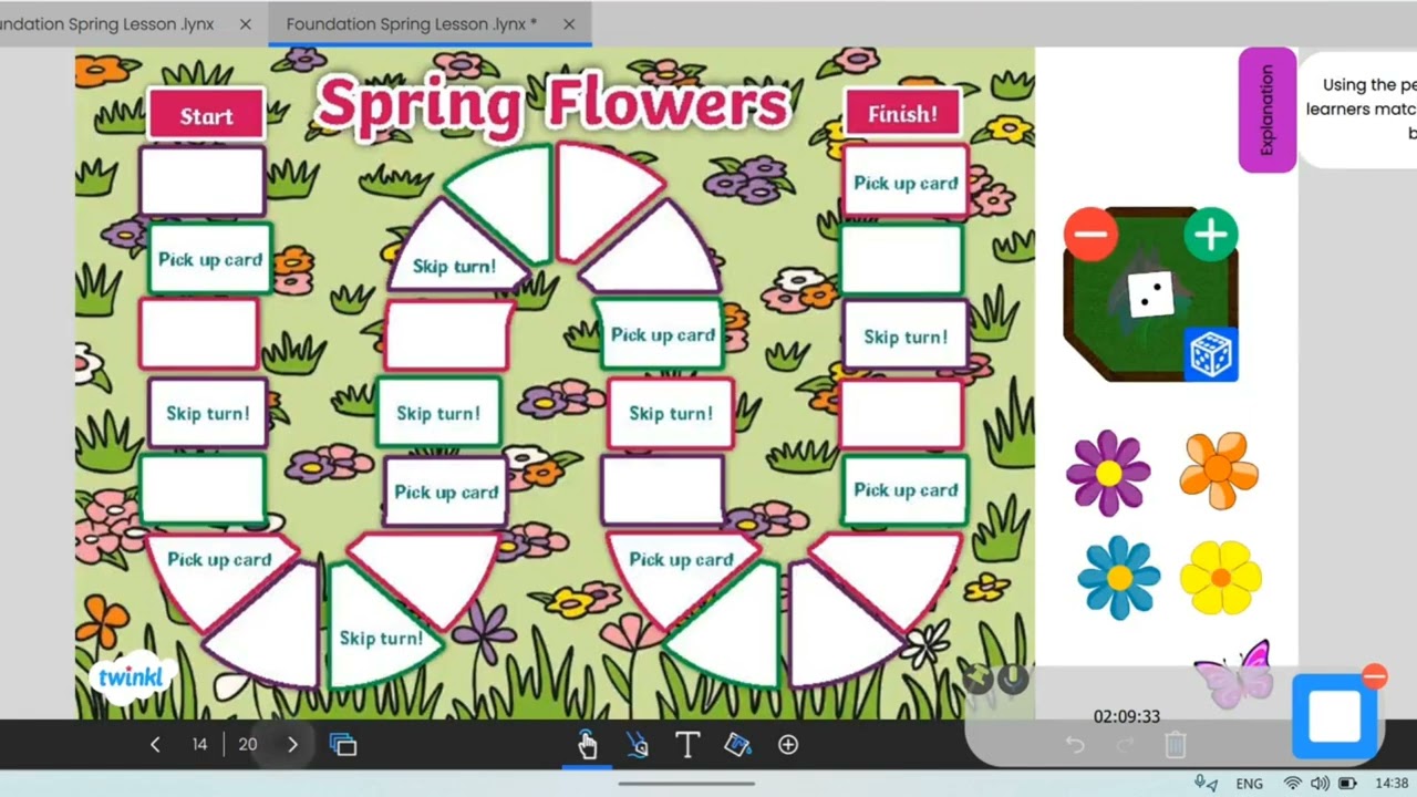 Creating a Spring-Themed Lesson for Grade R  in Clevertouch Lynx Whiteboard Software 