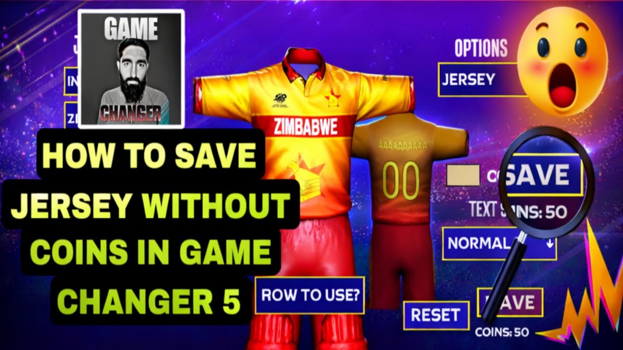 How to save jersey without coins in game changer 5| #RajaGaming7 | #RG7 