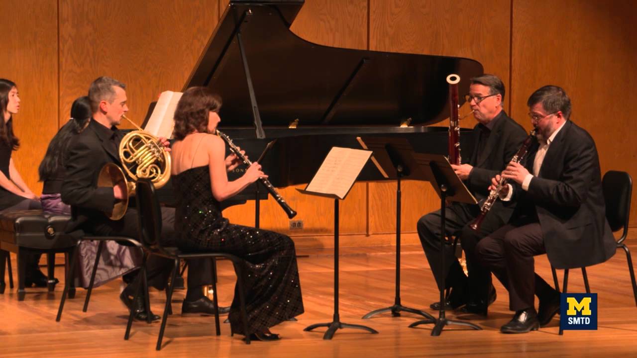 Michigan Chamber Players Perform Beethoven's Quintet for Piano and Winds in E-flat major, Op. 16