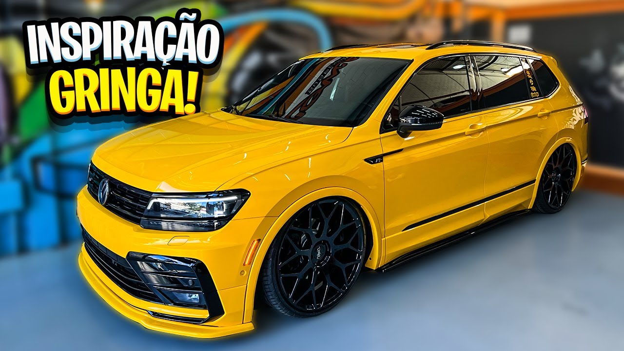 TIGUAN RLINE AMARELA? MONTADA NOS MINIMOS DETALHES |Concept Suspensões 🏁