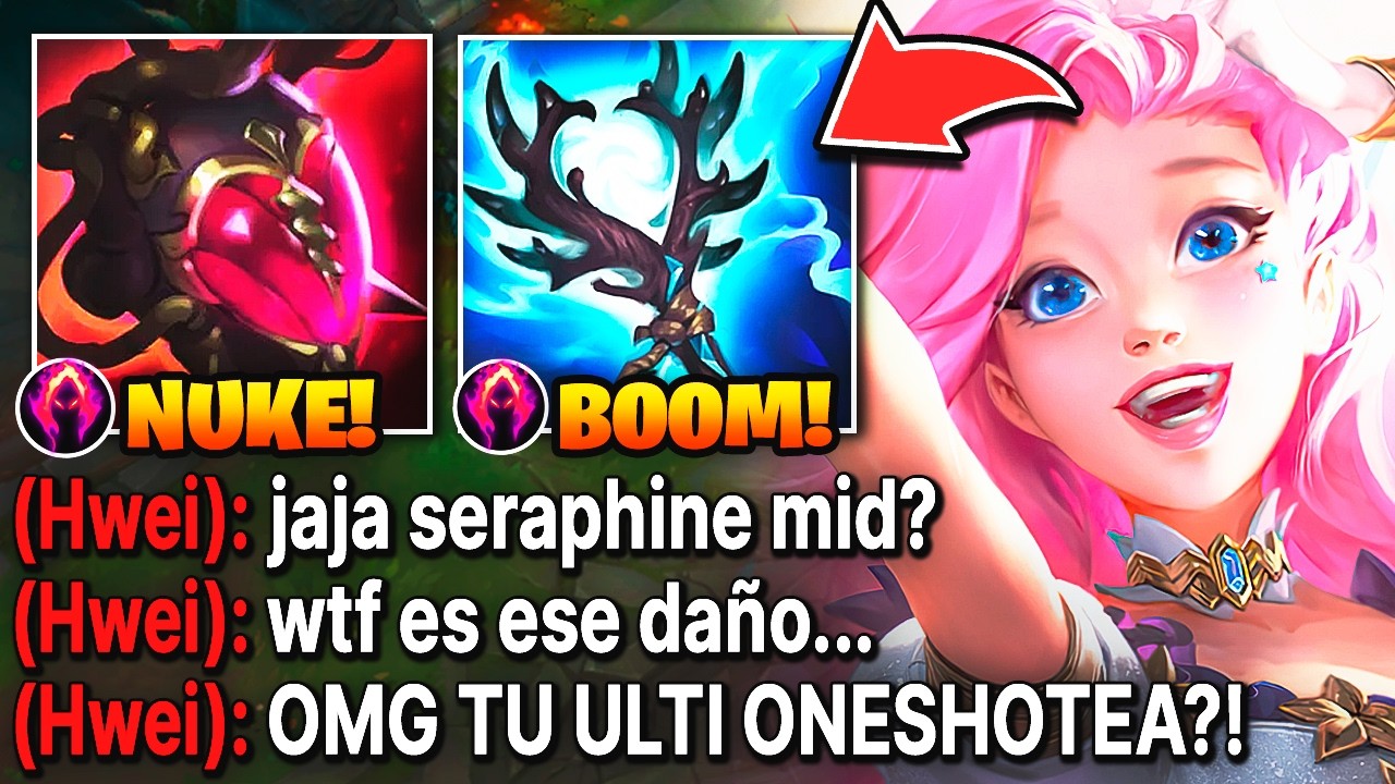 Seraphine pero cada R quita el 100% de vida al rival con full ap