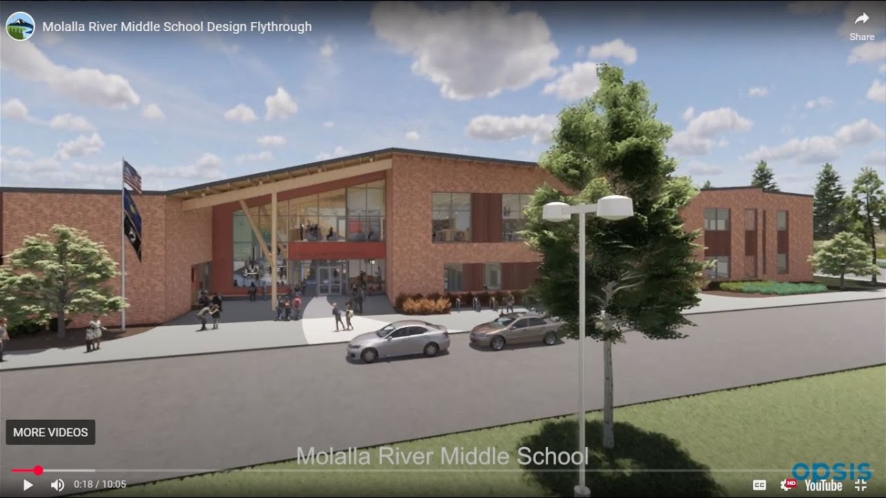 Molalla River Middle School Design Flythrough