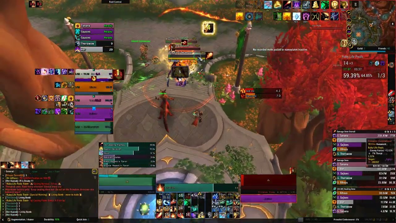 M+ Ruby Life Pools +14 Augmentation Evoker POV Season 4