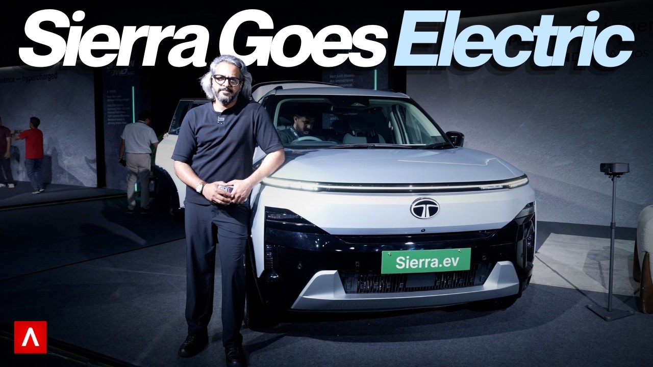 Tata Sierra.ev представлен | Запас хода 500 км, три экрана, пожизненная гарантия на аккумулятор