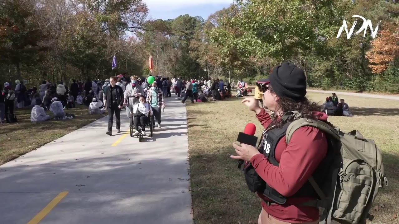 NDN Live I March to Stop Cop City Construction #BlockCopCity I #Atlanta #GA