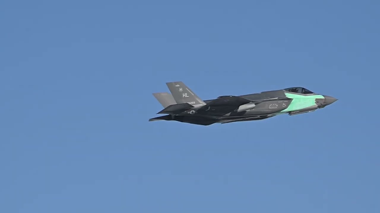 First Flight of the Rebuilt F-35A Lightning II known as the 'Frankenjet'