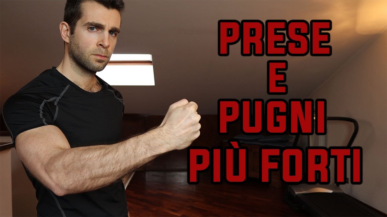 Allenamento avambracci per prese e pugni
