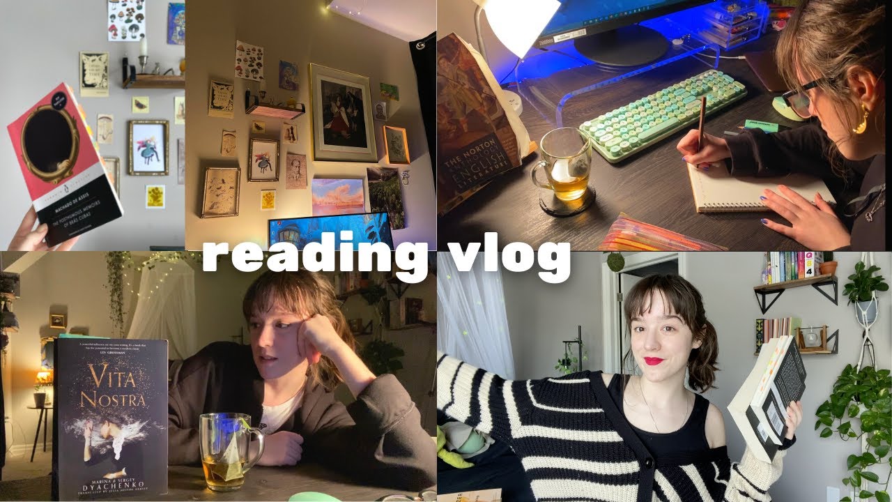 a big cozy reading vlog: machado de assis, vita nostra, & not loving dark academia