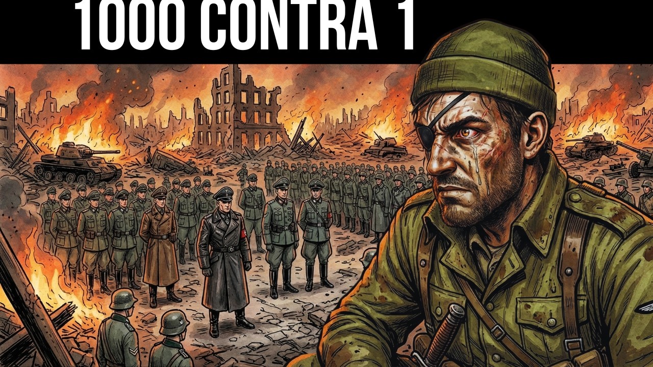Los Alemanes Creyeron Que Era un Ejército Entero... Era Un Solo Hombre con un Parche en el Ojo
