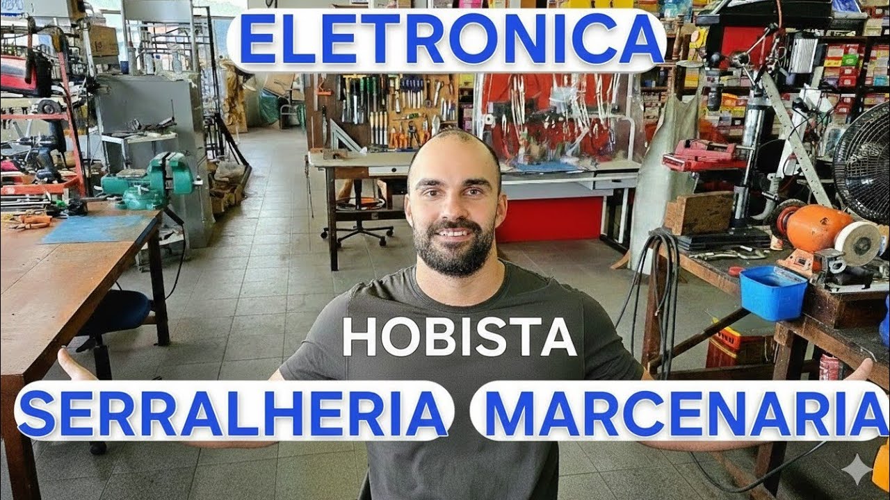 Guia do HOBISTA: Como montei minha oficina de Marcenaria, Serralheria e Eletr&ocirc;nica!