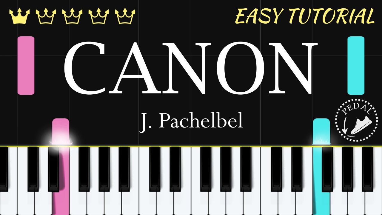 Canon in D | Pachelbel - Easy Piano Tutorial