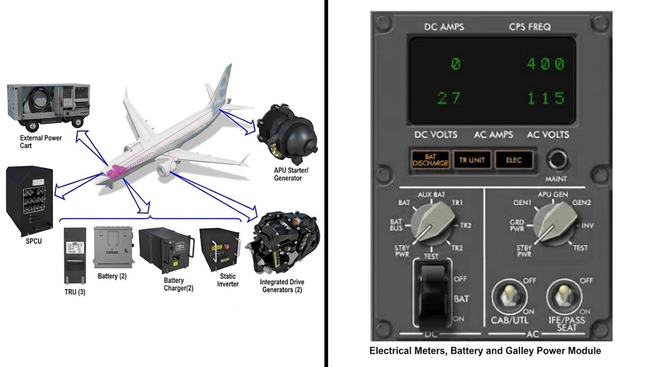 Boeing 737 MAX Electrical Power System