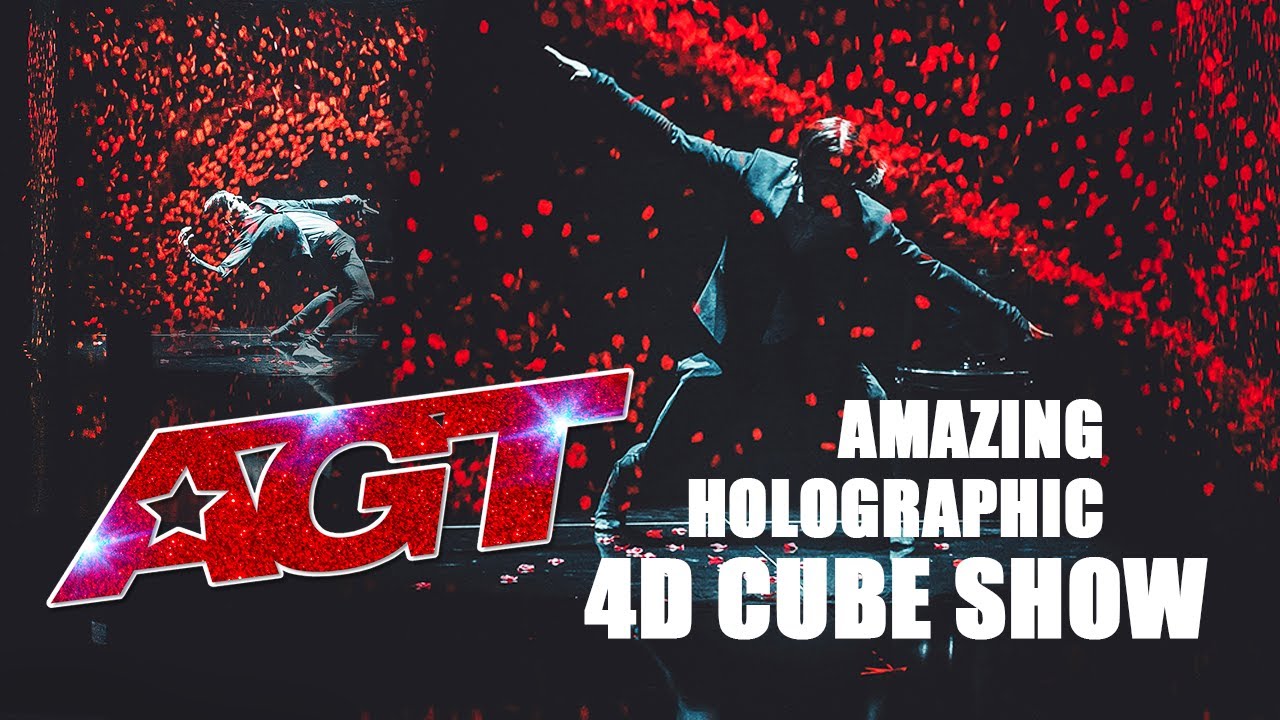 AMAZING HOLOGRAPHIC 4D CUBE SHOW! Best America's Got Talent performances (Ukraine) Birdy Wings