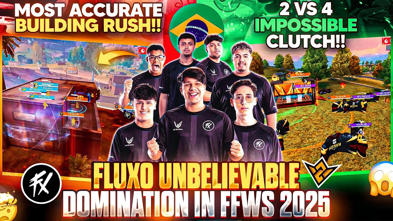 FLUXO UNBELIEVABLE DOMINATION IN FFWS 2025🔥 | FLUXO PERFECT STRATEGY IN NEW META✅ | FFWS 2025